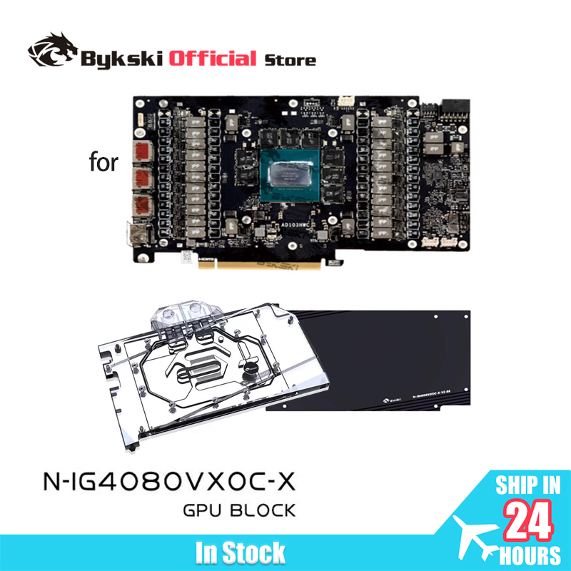 Rtx 4080 Water Cooling Block - Bloco GPU Bykski N-IG4080VXOC-X para iGame