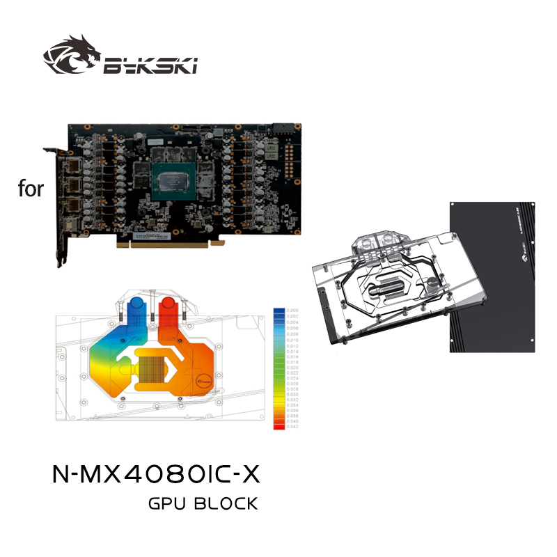 Rtx 4080 Water Cooling Block - Bykski N-MX4080IC-X bloco gpu para maxsun