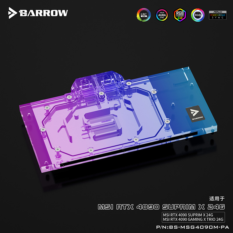 Rtx 4090 Water Block Full Cover - Bloco de água de cobertura total