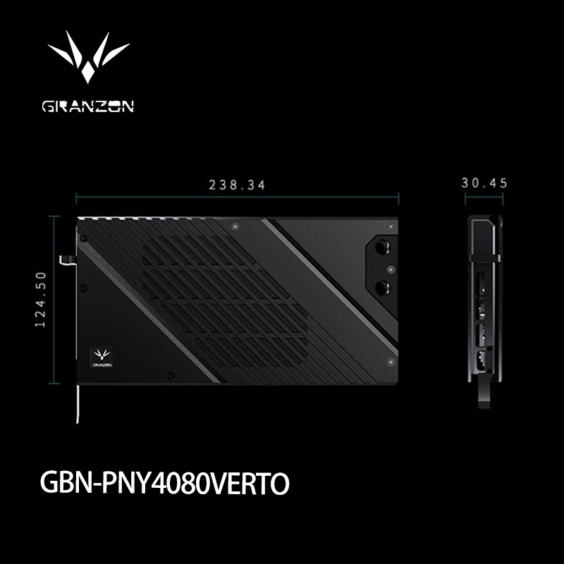 Rtx 4080 Water Cooling Block - Granzon GBN-PNY4080VERTO Bloco de água para