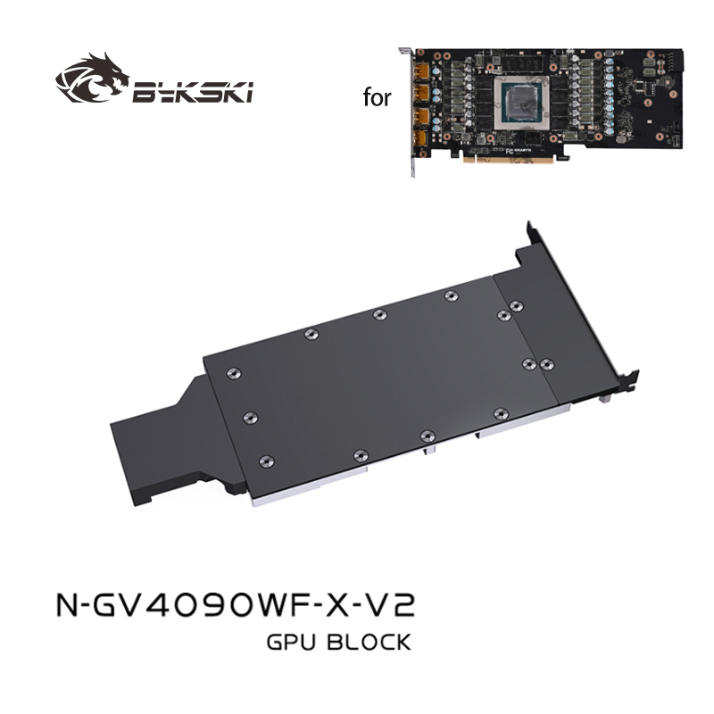 Bloco de GPU Bykski para GIGAB - Rtx 4090 Water Block Full Cover avaliação e preço