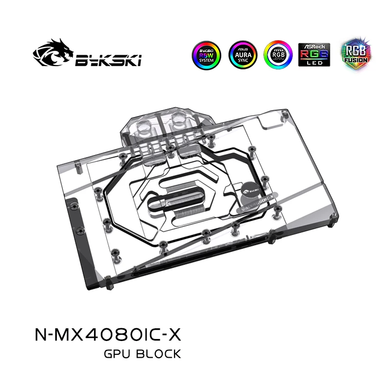 Bykski bloco gpu para maxsun r - Rtx 4080 Water Cooling Block avaliação e preço