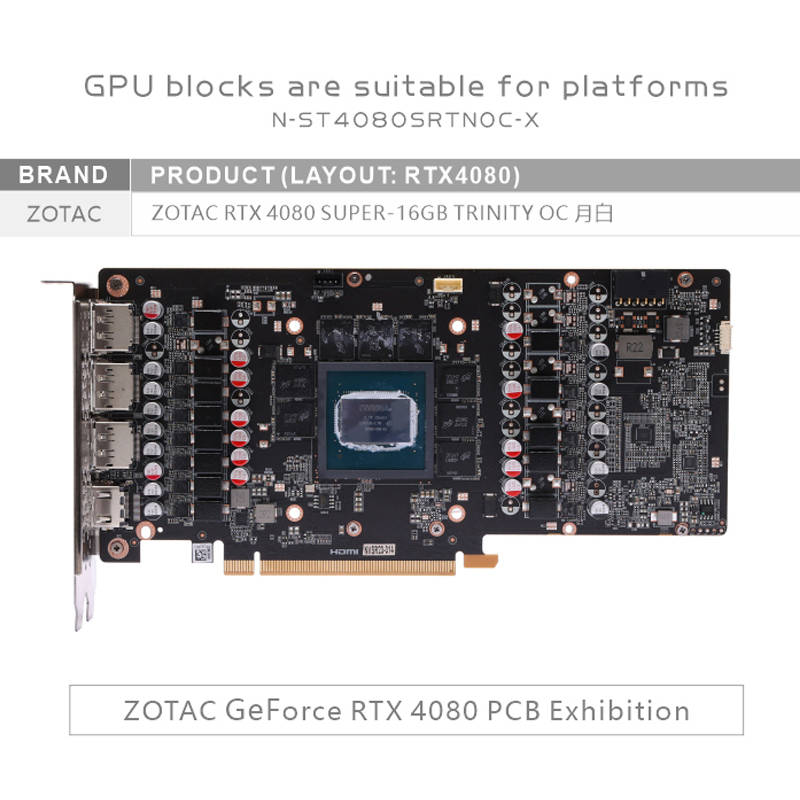 Bloco de Resfriamento Líquido  - Rtx 4080 Water Cooling Block avaliação e preço