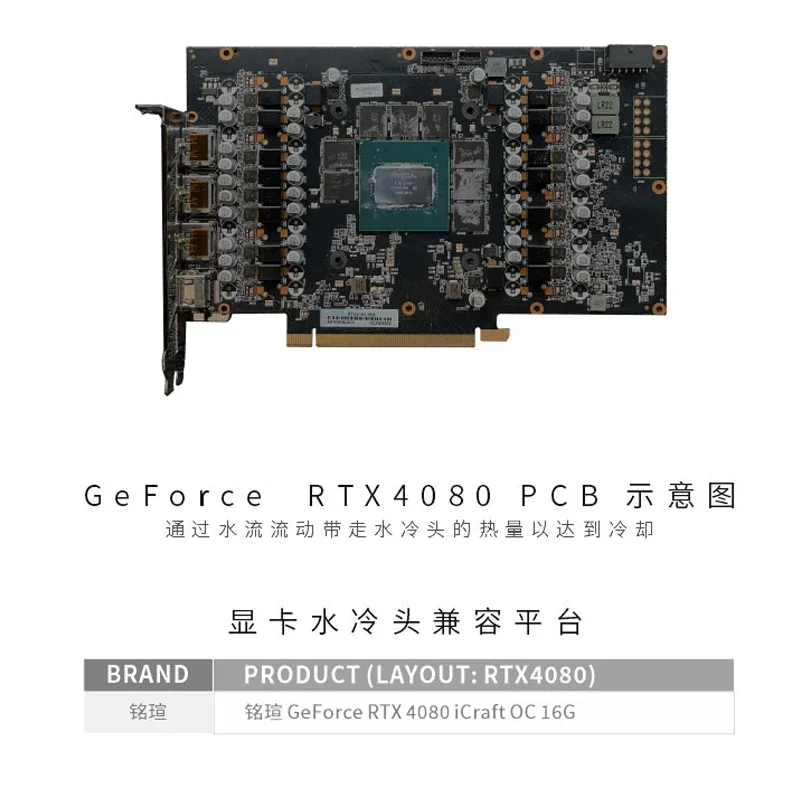 Bykski bloco gpu para maxsun r - Rtx 4080 Water Cooling Block avaliação e preço