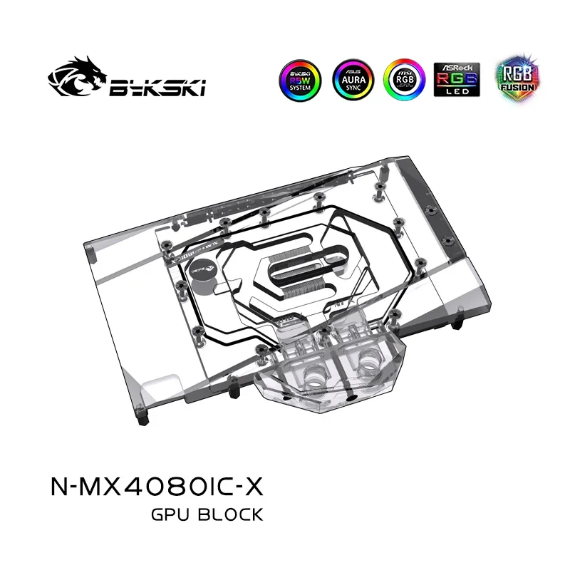 Bykski bloco gpu para maxsun r - Rtx 4080 Water Cooling Block avaliação e preço