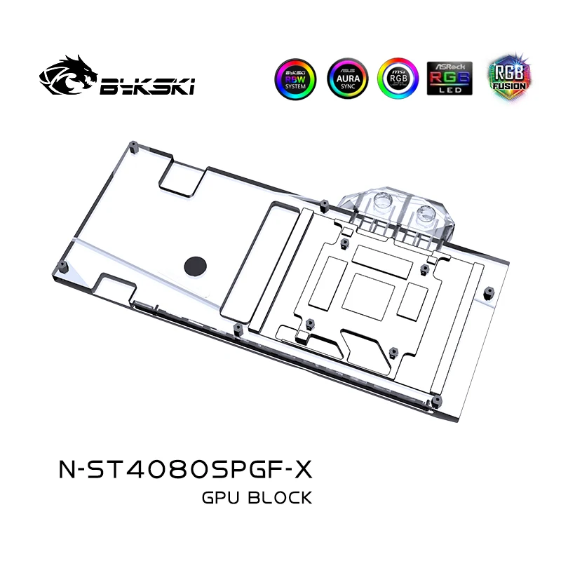 Bykski bloco gpu para zotac ge - Rtx 4080 Water Cooling Block avaliação e preço