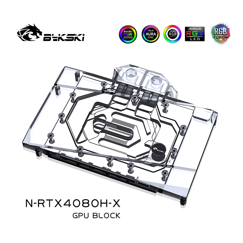 Bykski N-RTX4080H-X GPU Block  - Rtx 4080 Water Cooling Block avaliação e preço