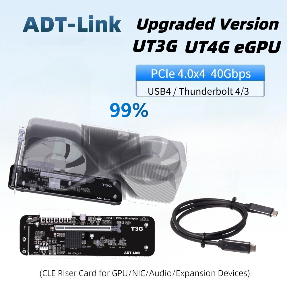 Adaptador Externo de GPU UT4G  - Gpu External Dock Egpu Thunderbolt 4 avaliação e preço