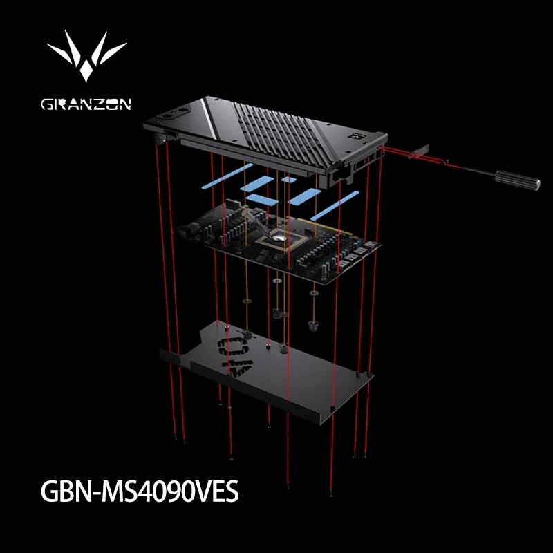 Granzon GBN-MS4090VES, bloco d - Rtx 4090 Water Block Full Cover avaliação e preço